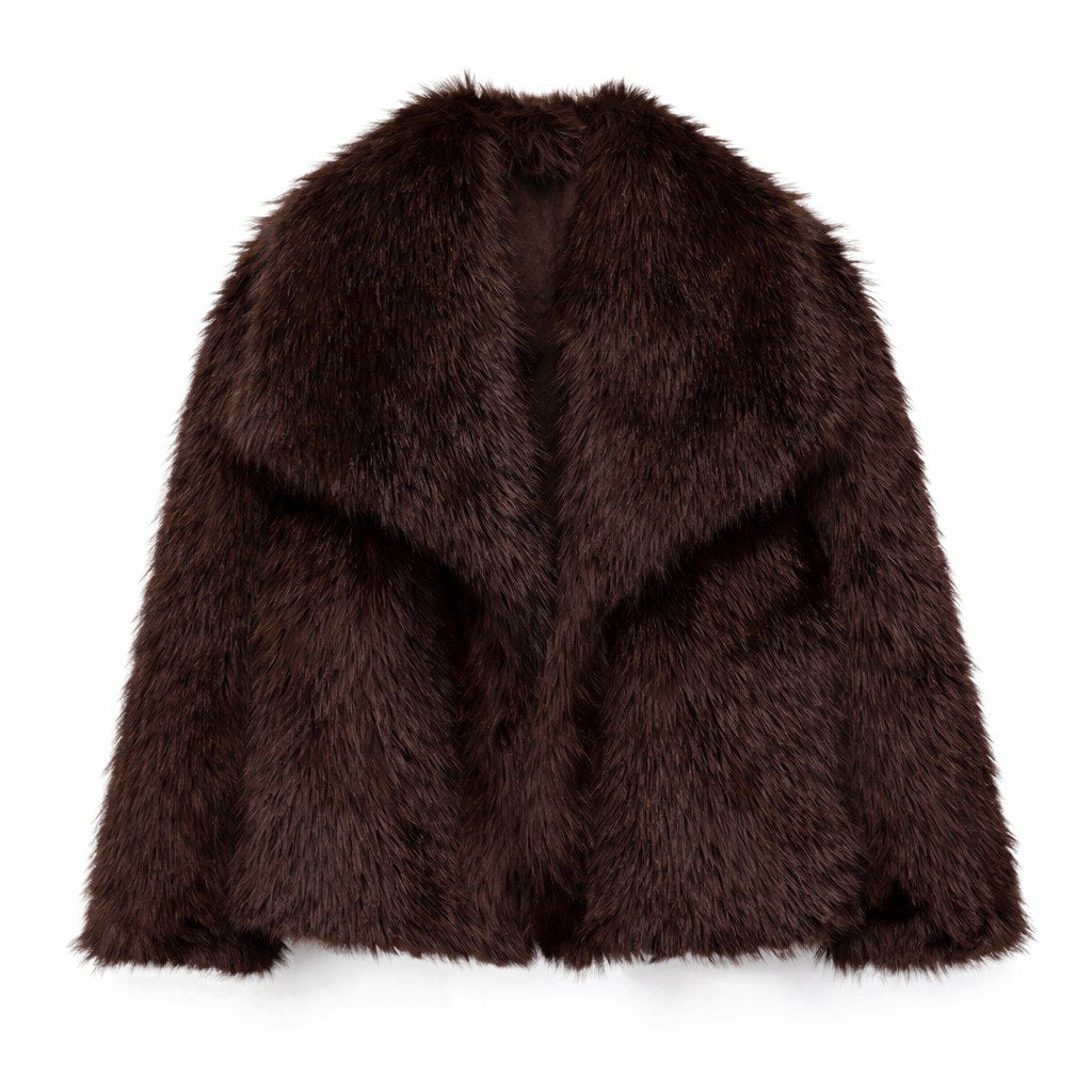 ELISIR – Luxury Eco Fur Cropped Jacket