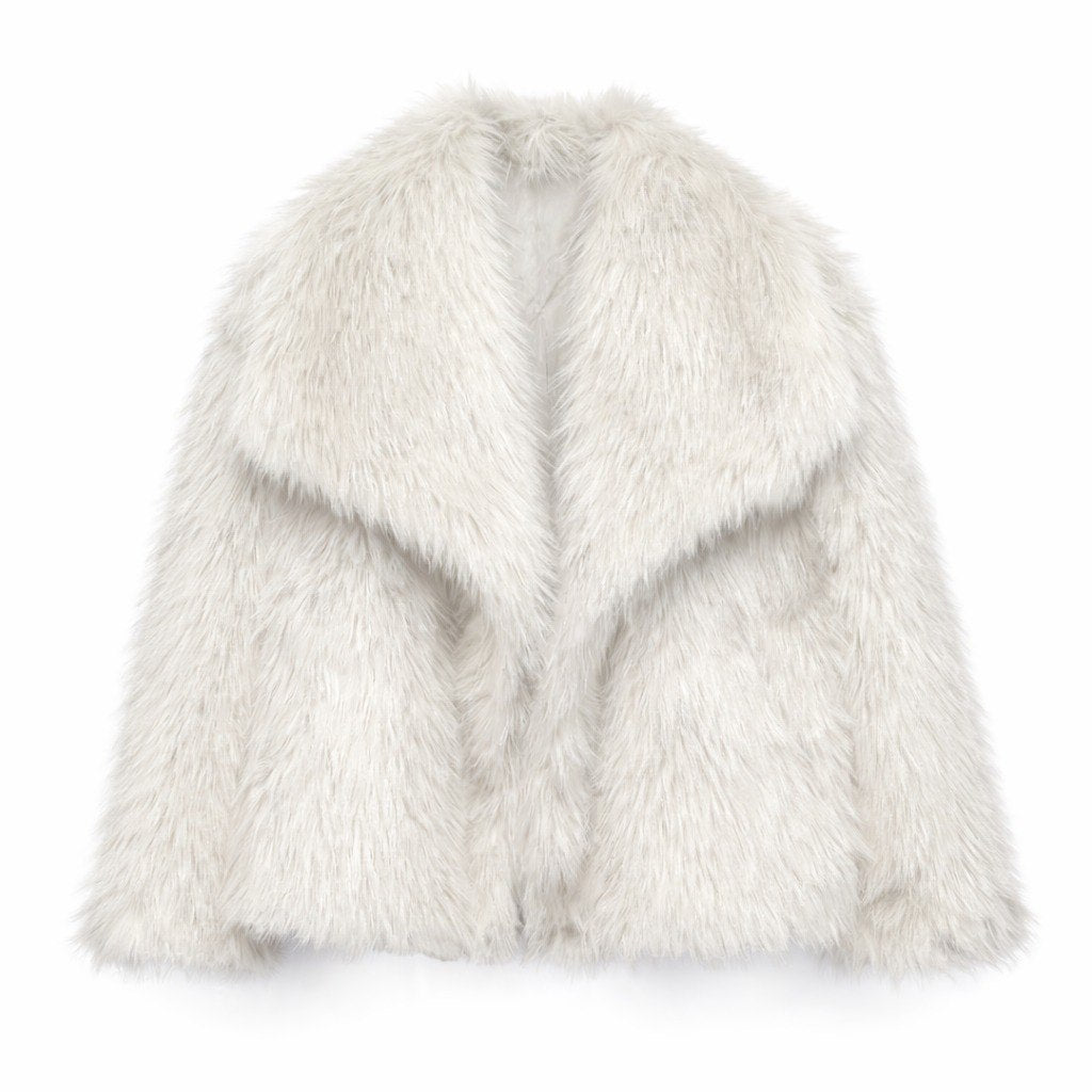 ELISIR – Luxury Eco Fur Cropped Jacket