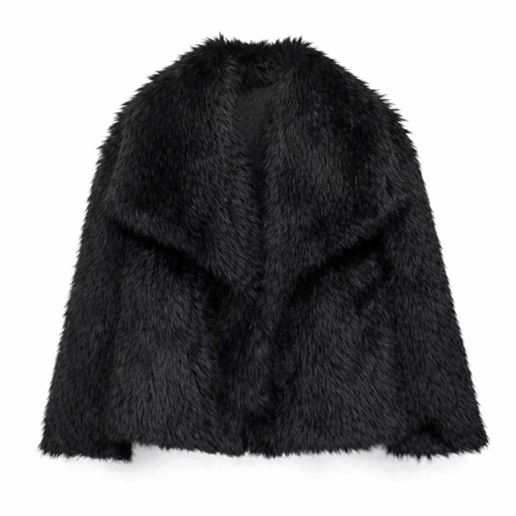 ELISIR – Luxury Eco Fur Cropped Jacket